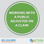 Working with a public adjuster on a claim